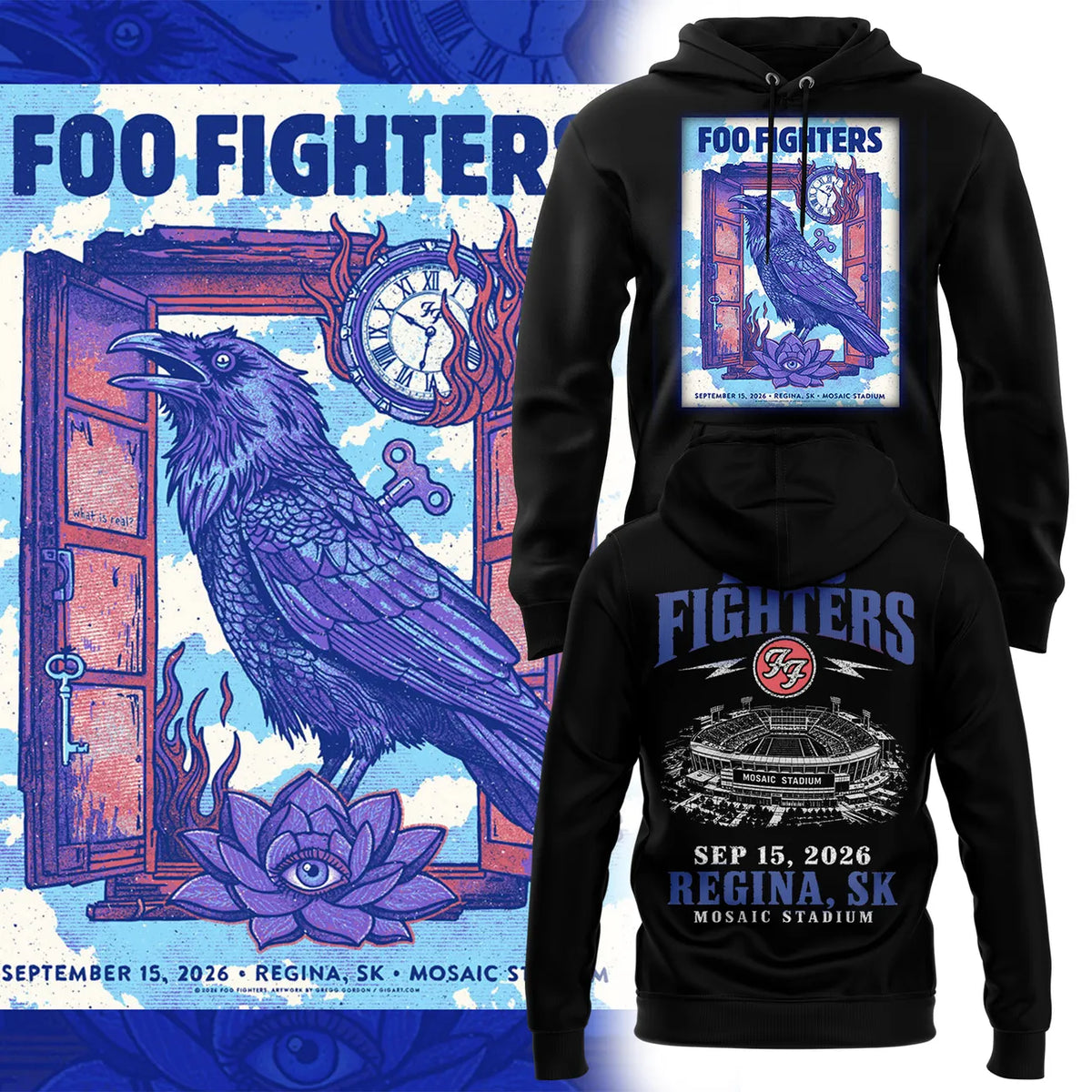 FF 🎸🎤 “Take Cover Tour 2026” at Mosaic Stadium,SK Hoodie