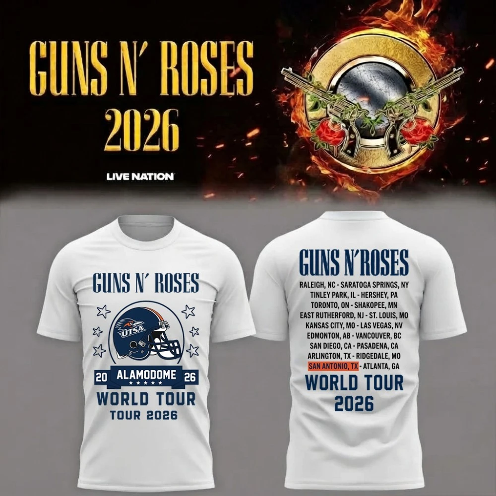 Guns N’ Roses x Alamodome San Antonio 2026 Tour Limited Edition T-Shirt_003
