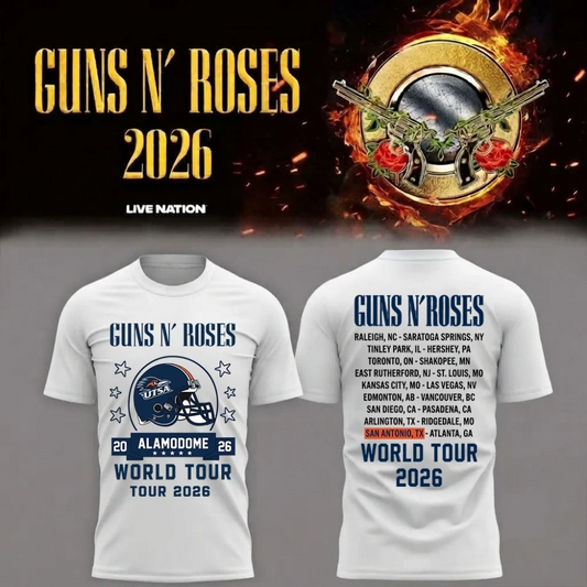 Guns N’ Roses x Alamodome San Antonio 2026 Tour Limited Edition T-Shirt_003
