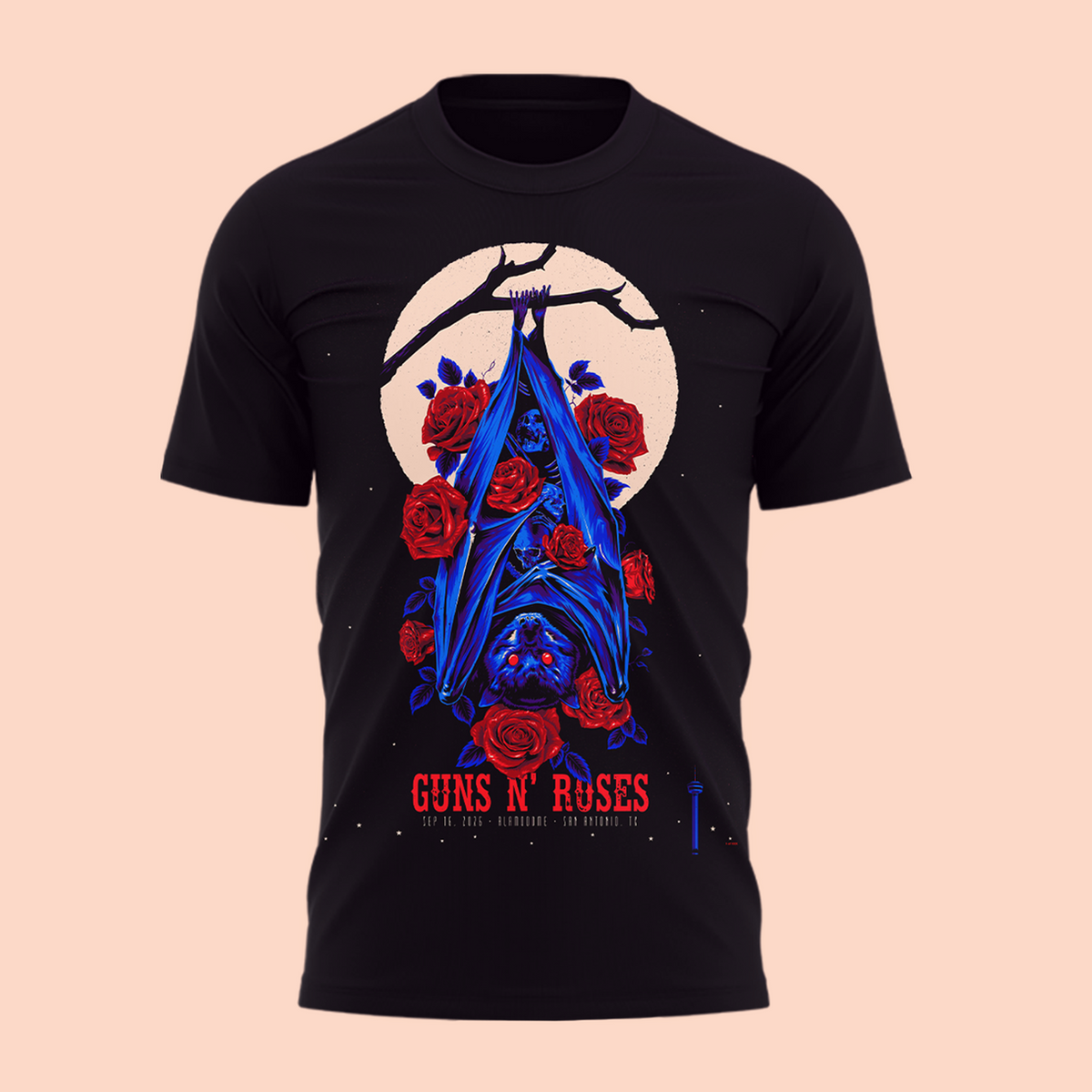 Limited Edition T-Shirt 2026 Guns N' Roses World Tour.