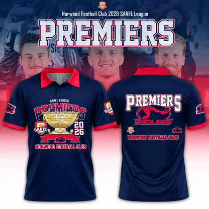 Norwood Football Club 2026 SANFL Premiers Polo shirt Limited Edition