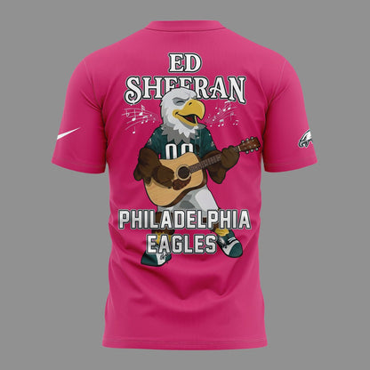 18. Perfect Shirt Ed Sheeran - Loop Tour 2026 x Philadelphia Eagles Mascots T-Shirt