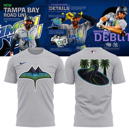 Unisex Gray Tampa Bay Rays 2026 Limited T-shirt