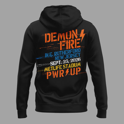 01. Hoodie AC/DC x New York Giants Event Shirt - POWER UP TOUR 2026 Hoodie
