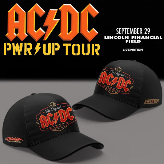 01.06. Cap AC/DC - Exclusive Philadelphia Event Shirt - POWER UP TOUR 2026 Cap