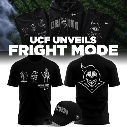 Limited Edition UCF Knights Fright Mode Black Tshirt