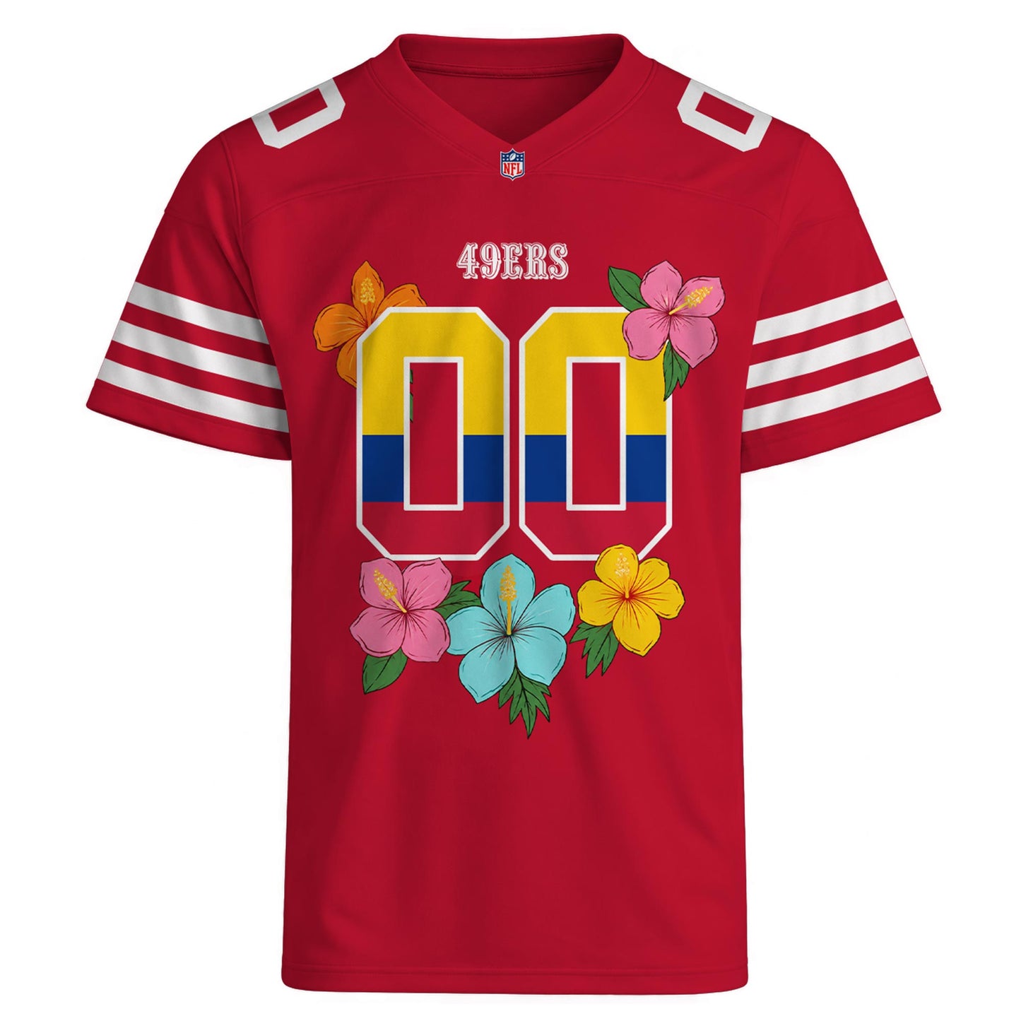 _San Francisco 49ers x Karol G “Viajando Por El Mundo” Apparel Jersey Custom