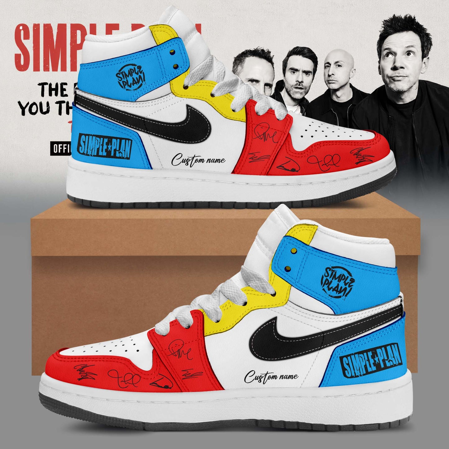 The Bigger Than You Think Tour 2026 Premium 3D High-Top Sneakers – Concert Vibe Edition