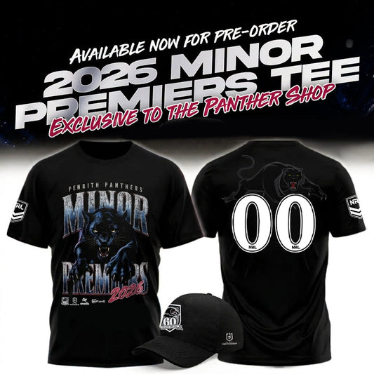 Penrith Panthers 2026 Minor Premiers 60th Anniversary Limited Edition Shirt