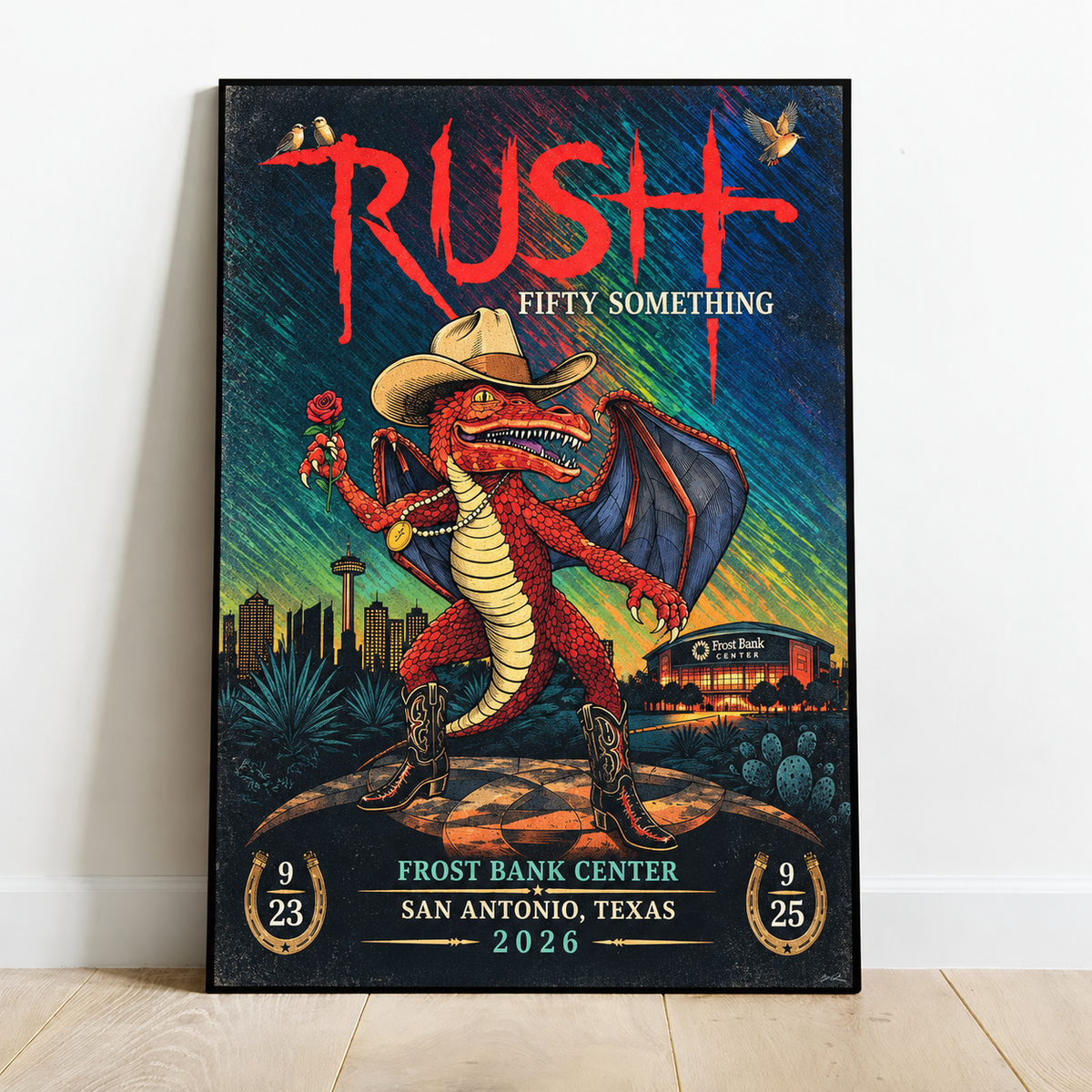 Limited Edition Fifty Something Tour 2026 in Texas Poster 4