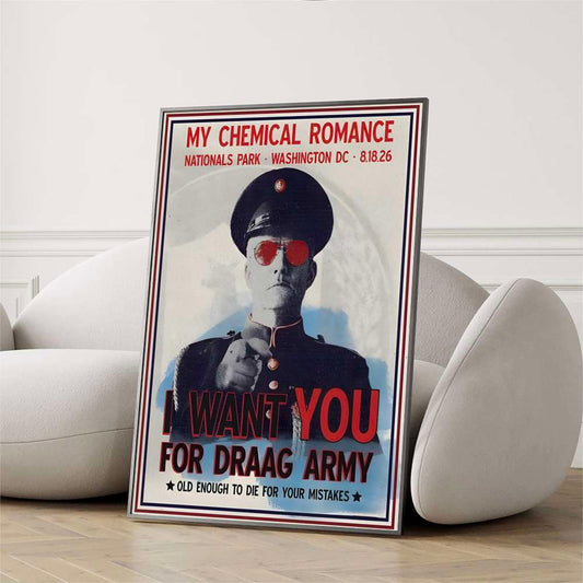 Limited Edition MCR Long Live The Black Parade Tour 2026 Washington, D.C Poster