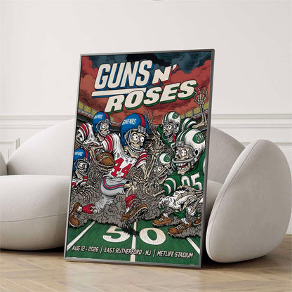 Aug 12, 2026 - East Rutherford, NJ poster - Portrait - Poster