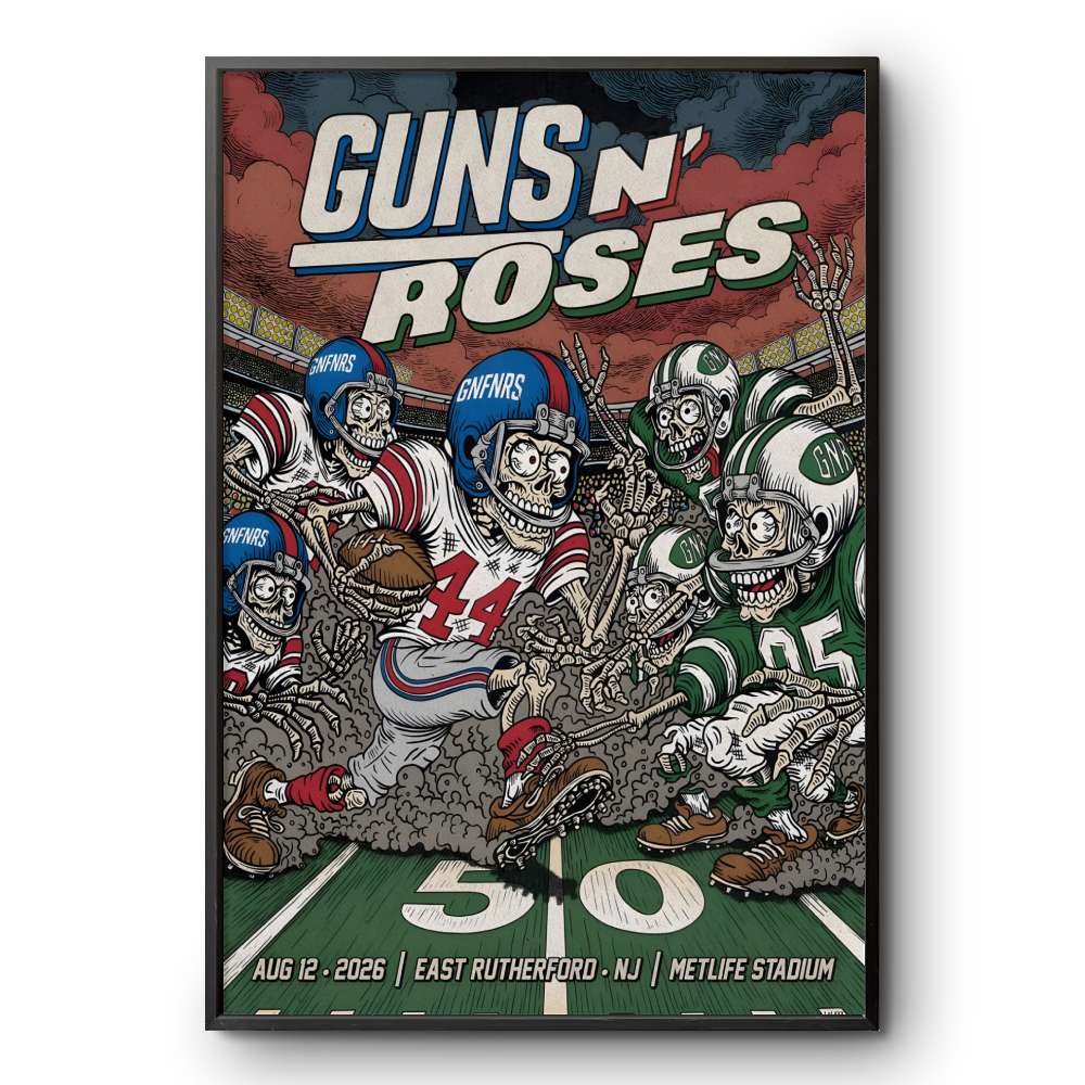 Aug 12, 2026 - East Rutherford, NJ poster - Portrait - Poster