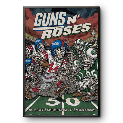 Aug 12, 2026 - East Rutherford, NJ poster - Portrait - Poster