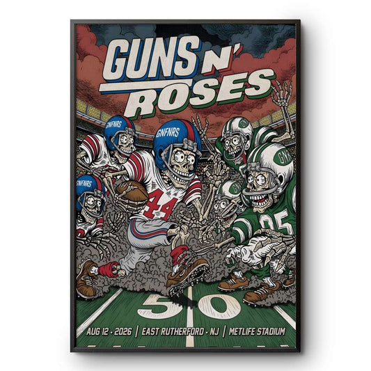 Aug 12, 2026 - East Rutherford, NJ poster - Portrait - Poster