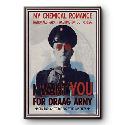 Limited Edition MCR Long Live The Black Parade Tour 2026 Washington, D.C Poster