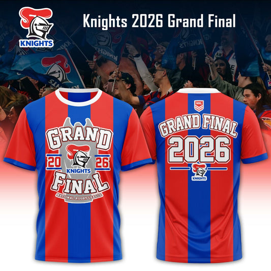 , Newcastle Knights 2026 Grand Final Tshirt Limited Edition