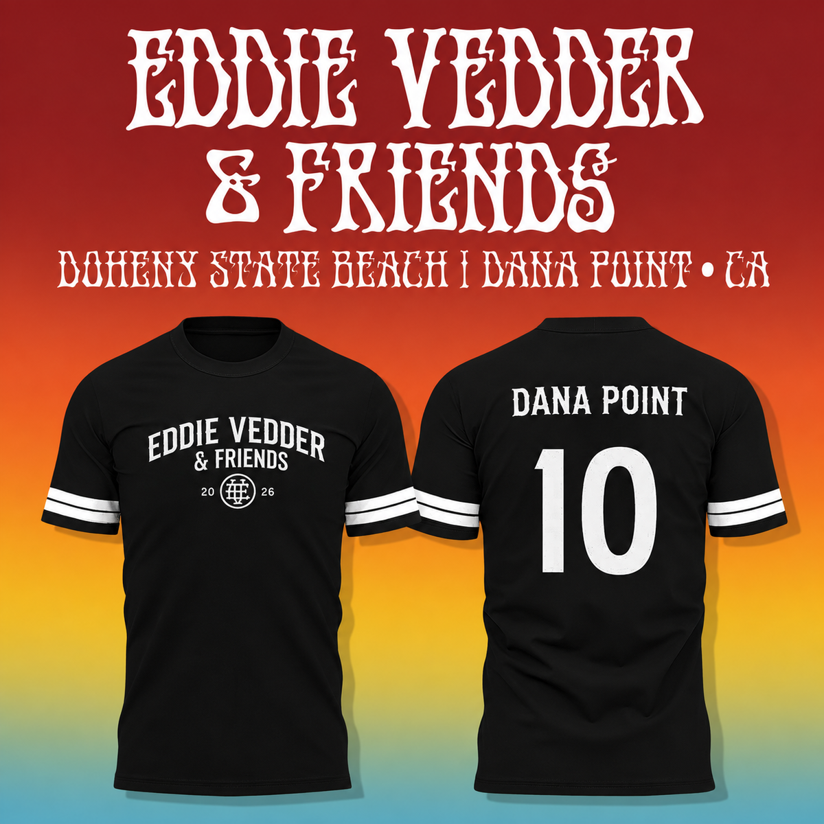 Eddie Vedder Ohana Festival Dana Point 2026 T-Shirt