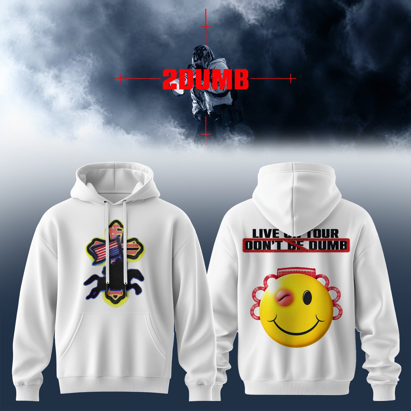 Asap Rky Don’t Be Dumb Tour Premium 3D Hoodie V1