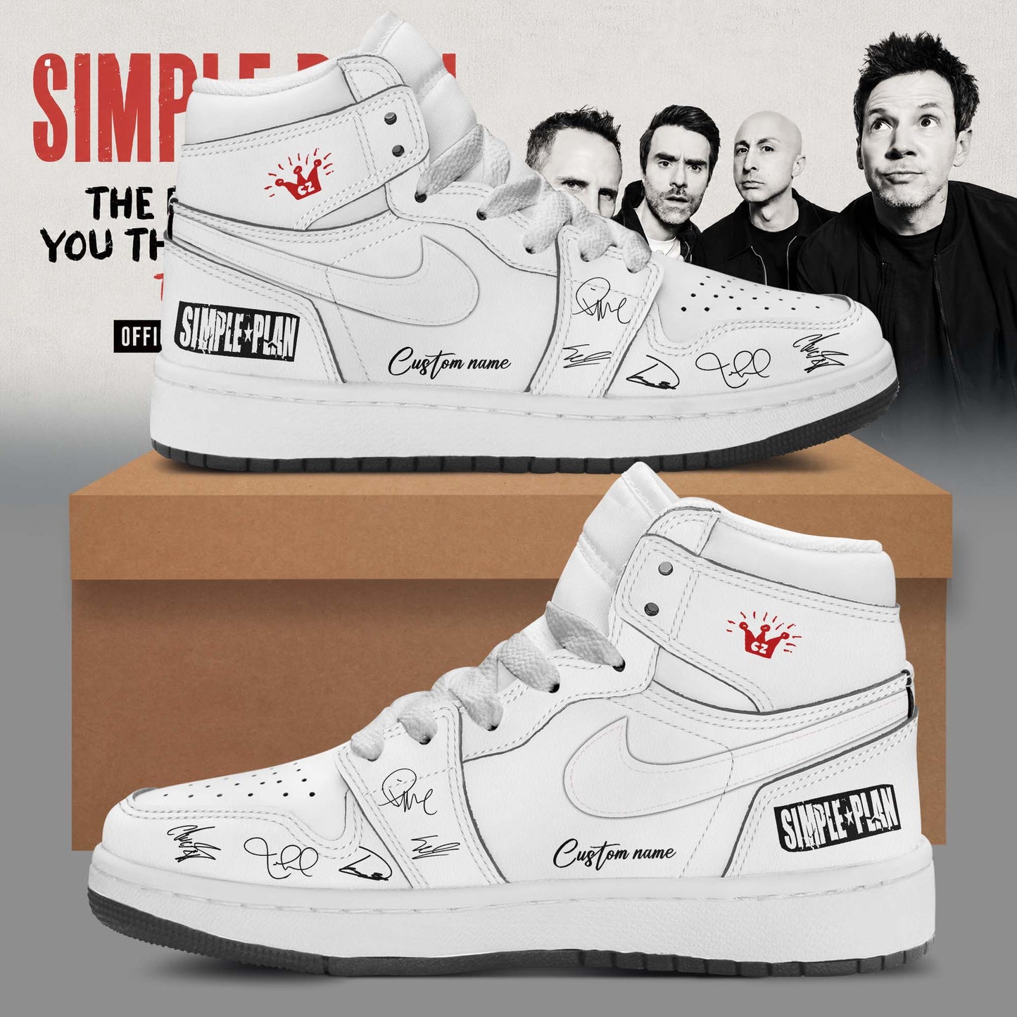 The Bigger Than You Think Tour 2026 Custom 3D High-Top Sneakers – Streetwear Edition