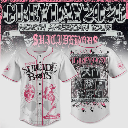 $uicideboy$ Greyday 2026 – North American Tour Jersey