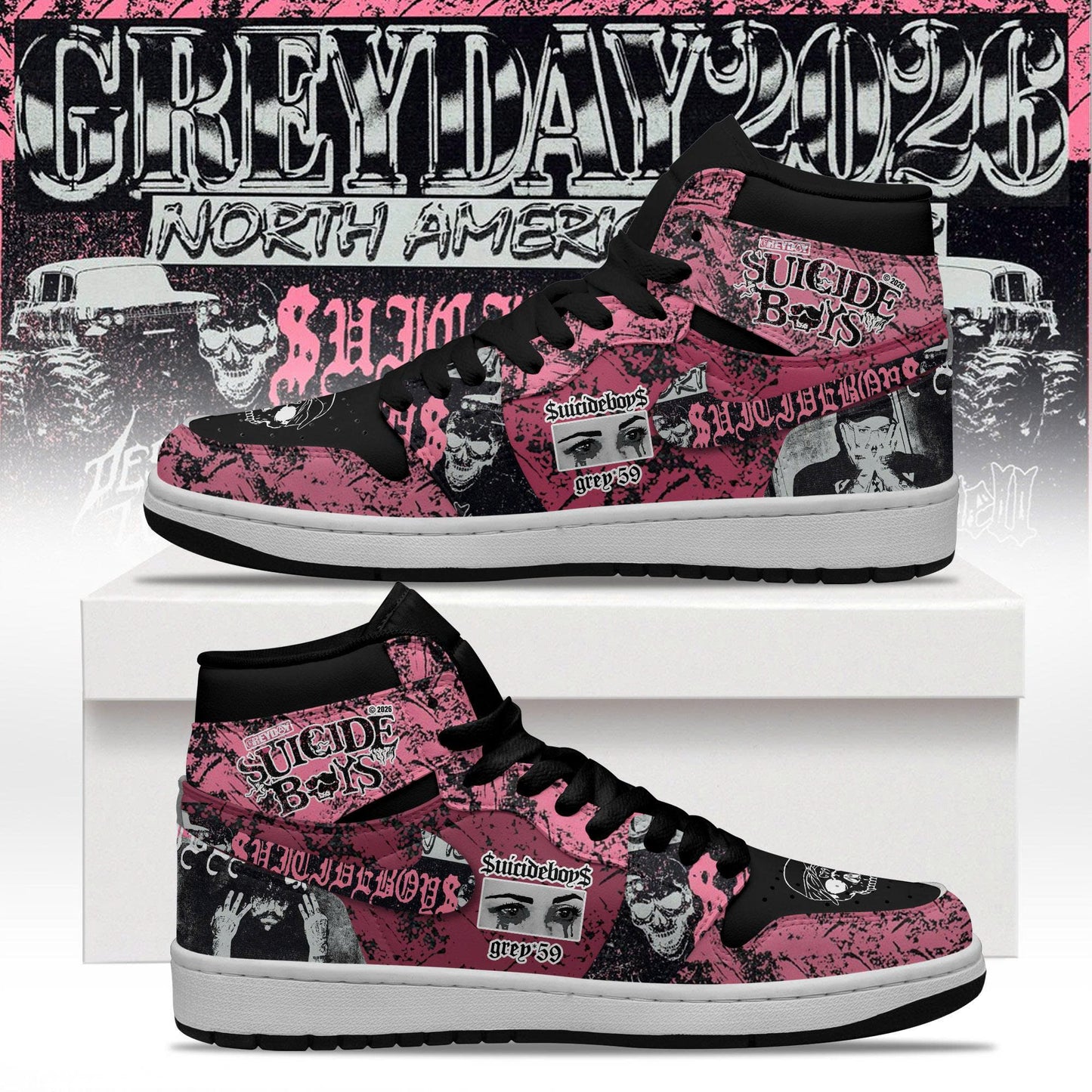 _$uicideboy$ Greyday 2026 – North American Tour Shoes