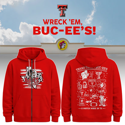 Texas Tech x Buc-ee’s Wreck ’Em Zip Hoodie #3